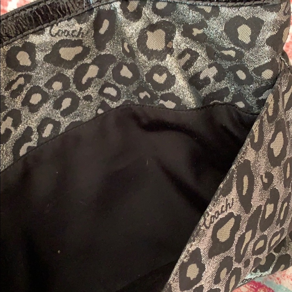 Real Coach leopard print bag - Picture 3 of 6